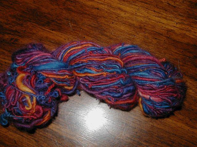 Rainbow yarn